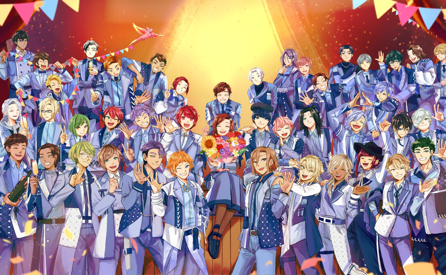 A3! Act Addict Actors - 5th Anniversary Celebration fan art